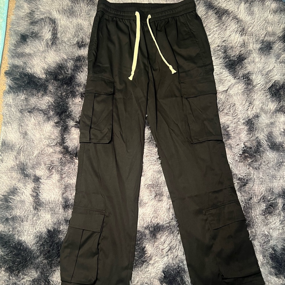Black Cargo Pants